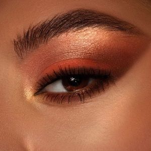 Golden Fiery orange eyeshadow